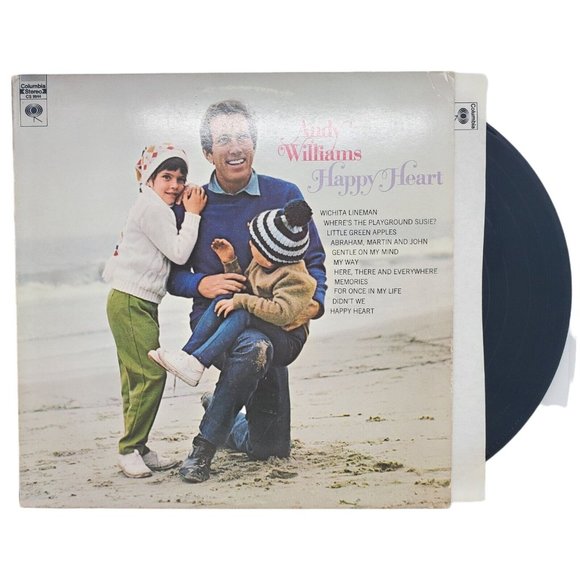 Andy Williams Happy Heart (Vinyl, 1969) Columbia CS 9844 VG LP Record Album - Picture 1 of 9